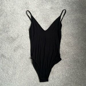 Black tank bodysuit